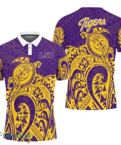 LSU Tigers Turtle Polynesian Pattern Polo Shirt LSU Tigers Turtle Polynesian Pattern Polo Shirt