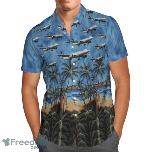 Lufthansa Airbus A330-300 Hawaiian Shirt Beach Shirt Summer Holiday Gift Product Photo 2