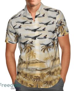 Lufthansa Airbus A340-300 Hawaiian Shirt Beach Shirt Summer Holiday Gift Product Photo 2