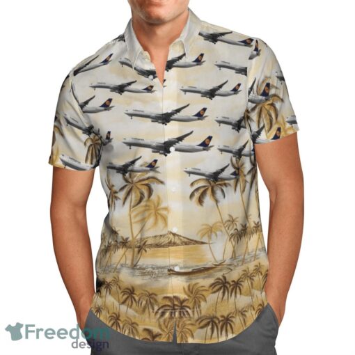 Lufthansa Airbus A340-300 Hawaiian Shirt Beach Shirt Summer Holiday Gift Product Photo 2