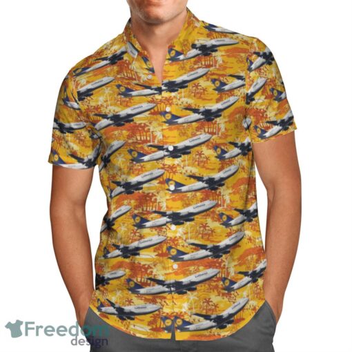 Lufthansa Boeing 747-400 Hawaiian Shirt Beach Shirt Summer Holiday Gift Product Photo 2