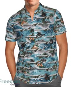 Lufthansa Bombardier CRJ900 Hawaiian Shirt Beach Shirt Summer Holiday Gift Product Photo 2