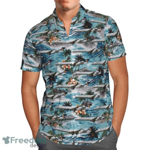 Lufthansa Bombardier CRJ900 Hawaiian Shirt Beach Shirt Summer Holiday Gift Product Photo 2