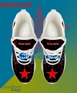 Macy's Chunky Sneaker Aesthetic Custom Name Gift Max Soul Shoes USA Flag Star New For Fans - Macy's Running Shoes New Trending Personalized Photo 2