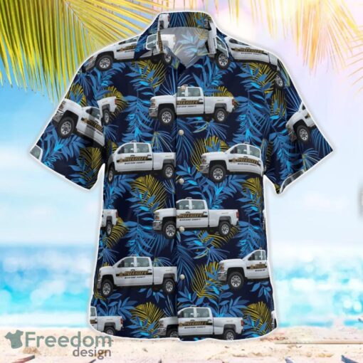 Madison County Sheriff's Office Montana Summer Hawaiian Shirt Product Photo 3