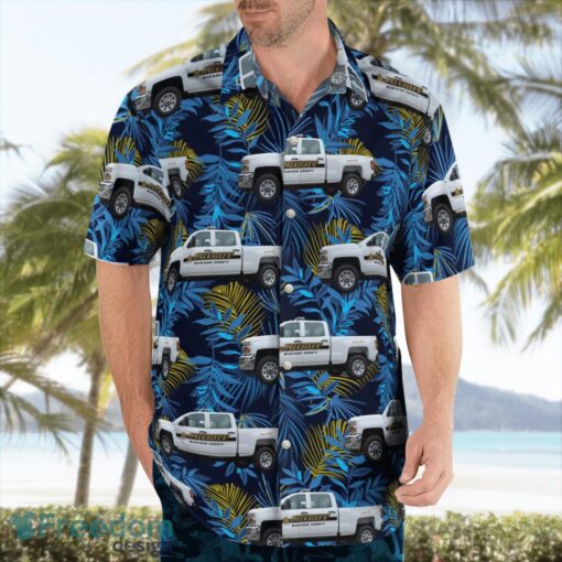 Madison County Sheriff's Office Montana Summer Hawaiian Shirt Product Photo 4