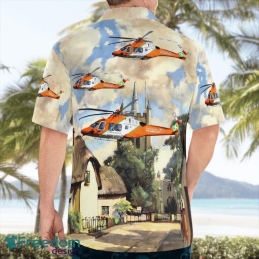 Magpas Air Ambulance Helicopter AgustaWestland AW-169 3D Summer Aloha Hawaiian Shirt Product Photo 2