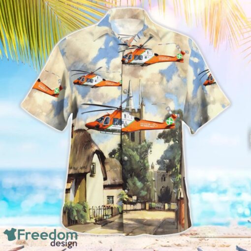 Magpas Air Ambulance Helicopter AgustaWestland AW-169 3D Summer Aloha Hawaiian Shirt Product Photo 3