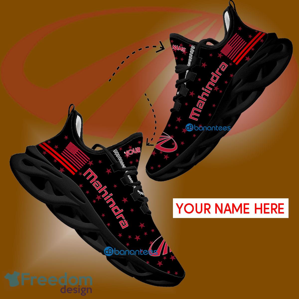 Mahindra Tractor Running Sneaker Urbanite Custom Name Gift Max Soul Shoes USA Flag Star New For Fans - Mahindra Tractor Running Shoes New Trending Personalized Photo 1