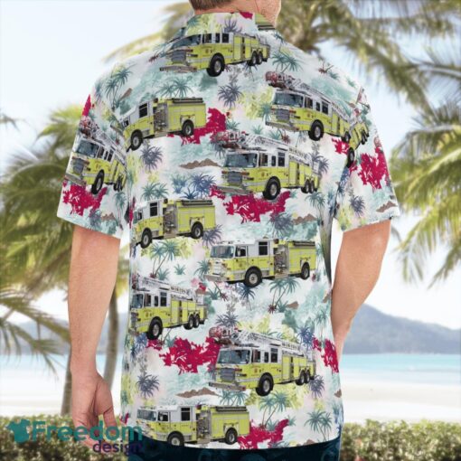 Maine Lewiston Fire Department Tropical 3D Hawaiian Shirt Gift For Summer Product Photo 4