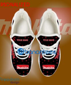 Makita Sport Sneaker Chic Custom Name Gift Max Soul Shoes USA Flag Star New For Fans - Makita Running Shoes New Trending Personalized Photo 2