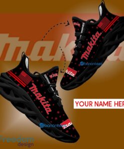 Makita Sport Sneaker Chic Custom Name Gift Max Soul Shoes USA Flag Star New For Fans - Makita Running Shoes New Trending Personalized Photo 1