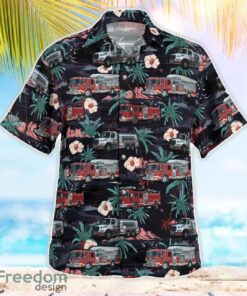 Malabar, Brevard County, Malabar Fire Department Tropical 3D Hawaiian Shirt Gift For Summer Product Photo 2