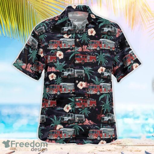 Malabar, Brevard County, Malabar Fire Department Tropical 3D Hawaiian Shirt Gift For Summer Product Photo 2