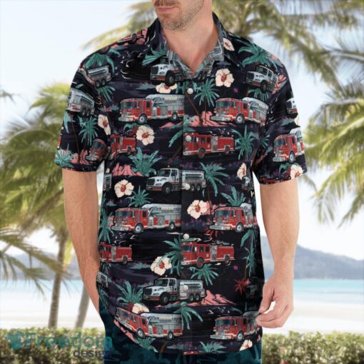 Malabar, Brevard County, Malabar Fire Department Tropical 3D Hawaiian Shirt Gift For Summer Product Photo 3