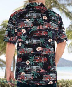 Malabar, Brevard County, Malabar Fire Department Tropical 3D Hawaiian Shirt Gift For Summer Product Photo 4