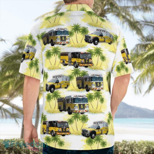 Malvern, Pennsylvania, East Whiteland Fire Company Station 5 Beach Hawaiian Shirt Product Photo 2