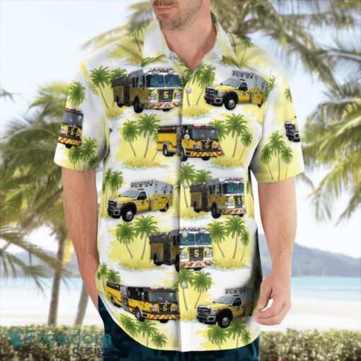 Malvern, Pennsylvania, East Whiteland Fire Company Station 5 Beach Hawaiian Shirt Product Photo 4