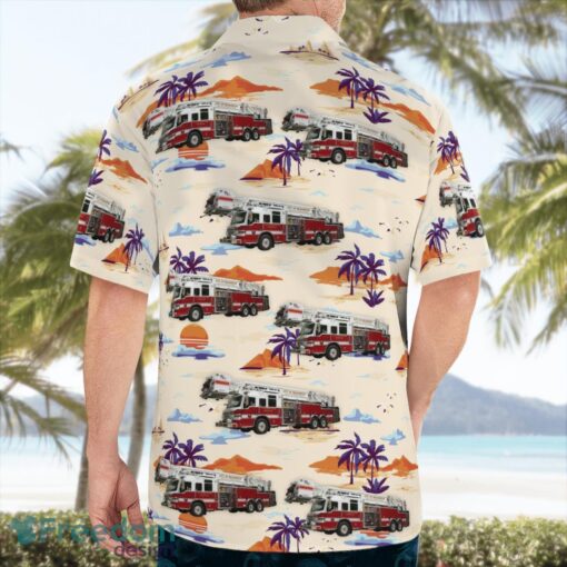 Manatee County, Florida, Bradenton Fire Department Beach Hawaiian Shirt Product Photo 2