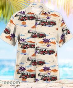 Manatee County, Florida, Bradenton Fire Department Beach Hawaiian Shirt Product Photo 3