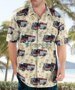 Manchester Fire Department, New Hampshire Hawaiian Shirt Gift For Summer Vacation Product Photo 3