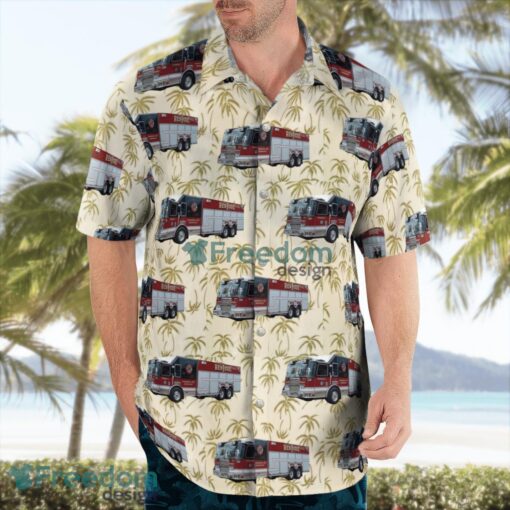 Manchester Fire Department, New Hampshire Hawaiian Shirt Gift For Summer Vacation Product Photo 3