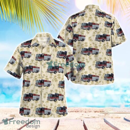 Manchester Fire Department, New Hampshire Hawaiian Shirt Gift For Summer Vacation Product Photo 1