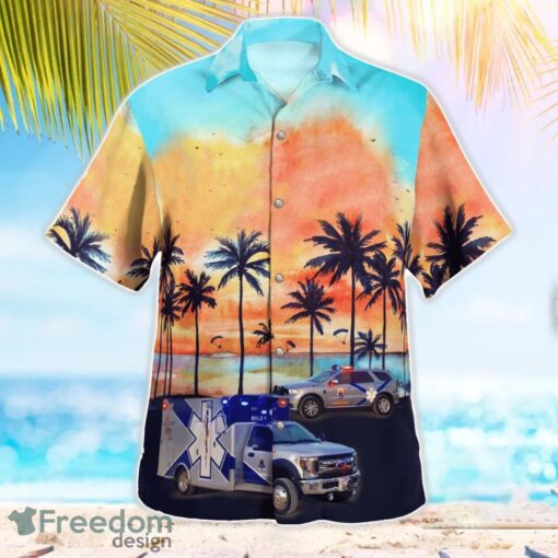 Manhattan, Kansas, Riley County EMS Hawaiian Shirt Men Women Beach Shirt Product Photo 3