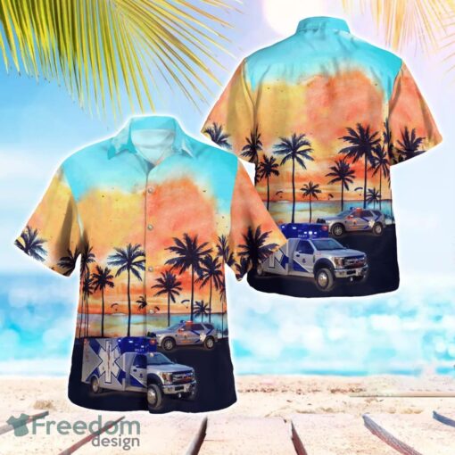 Manhattan, Kansas, Riley County EMS Hawaiian Shirt Men Women Beach Shirt Product Photo 1