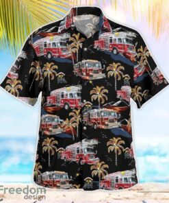 Marion County Fire Rescue, Florida Hawaiian Shirt Beach Summer Gift Product Photo 3