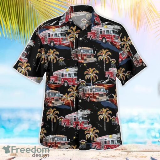 Marion County Fire Rescue, Florida Hawaiian Shirt Beach Summer Gift Product Photo 3