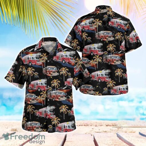 Marion County Fire Rescue, Florida Hawaiian Shirt Beach Summer Gift Product Photo 1