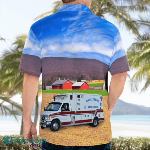 Marklesburg, Pennsylvania, Marklesburg EMS Hawaiian Shirt Men Women Beach Shirt Product Photo 2