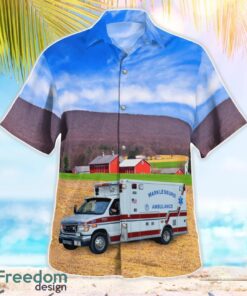 Marklesburg, Pennsylvania, Marklesburg EMS Hawaiian Shirt Men Women Beach Shirt Product Photo 3