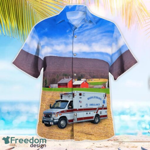 Marklesburg, Pennsylvania, Marklesburg EMS Hawaiian Shirt Men Women Beach Shirt Product Photo 3