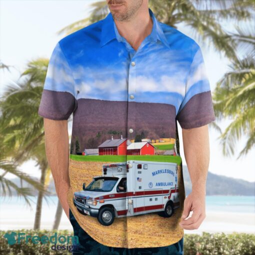 Marklesburg, Pennsylvania, Marklesburg EMS Hawaiian Shirt Men Women Beach Shirt Product Photo 4