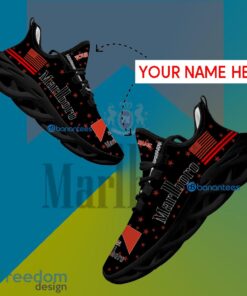 Marlboro Running Sneaker Performance Custom Name Gift Max Soul Shoes USA Flag Star New For Fans - Marlboro Running Shoes New Trending Personalized Photo 1