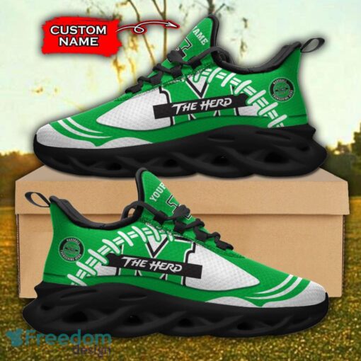 Marshall Thundering Herd NCAA Max Soul Shoes Big Logo And Custom Name Sneakers For Men Women Product Photo 1