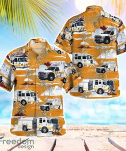 Maryland, Anne Arundel County Fire Department Aloha Hawaiian Shirt