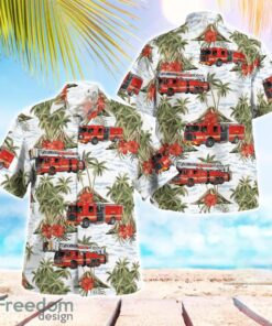 Maryland, Clarksburg Fire Deparetment Station No.35 Aloha Hawaiian Shirt