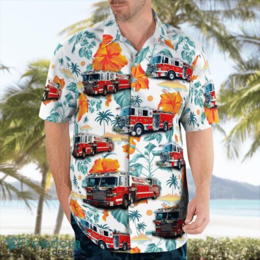 Maryland Hollywood Volunteer Fire Department Hawaiian Shirt Beach Shirt Summer Holiday Gift Product Photo 3