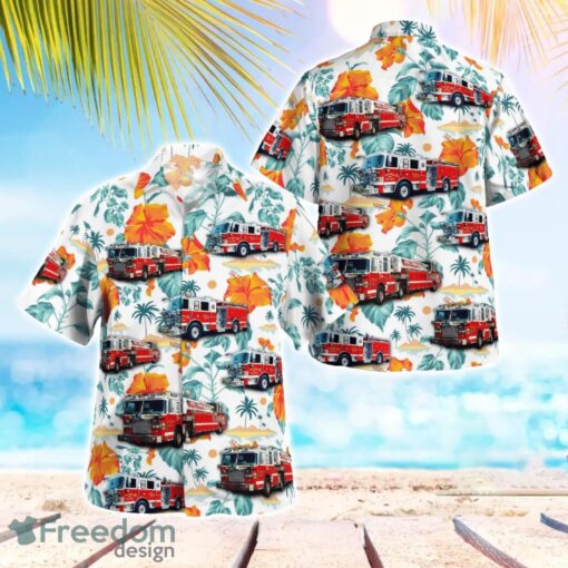 Maryland Hollywood Volunteer Fire Department Hawaiian Shirt Beach Shirt Summer Holiday Gift Product Photo 1