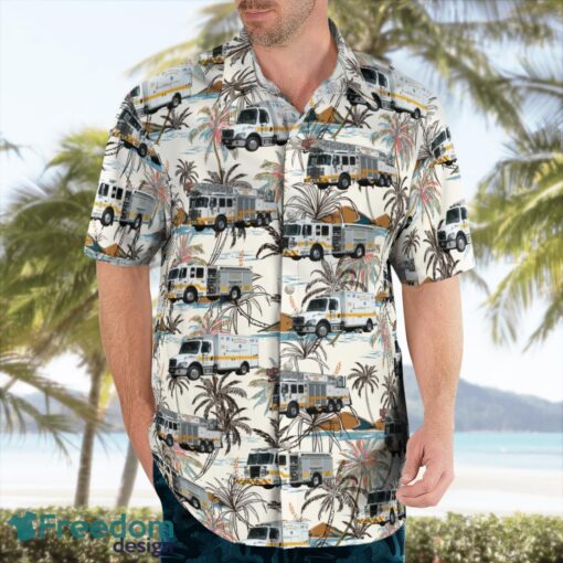 Maryland, Jessup Volunteer Fire Company Station 29 Hawaiian Shirt Summer Beach Gift Product Photo 4