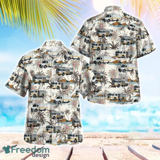 Maryland, Jessup Volunteer Fire Company Station 29 Hawaiian Shirt Summer Beach Gift Product Photo 1