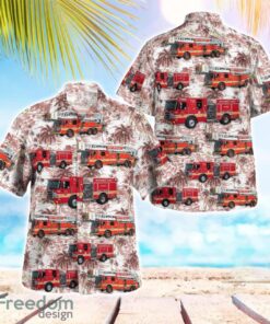 Maryland Montgomery County Fire and Rescue Service Tropical 3D Hawaiian Shirt Gift For Summer