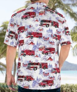 Maryland North Beach Volunteer Fire Department Christmas Tropical 3D Hawaiian Shirt Gift For Summer Product Photo 2