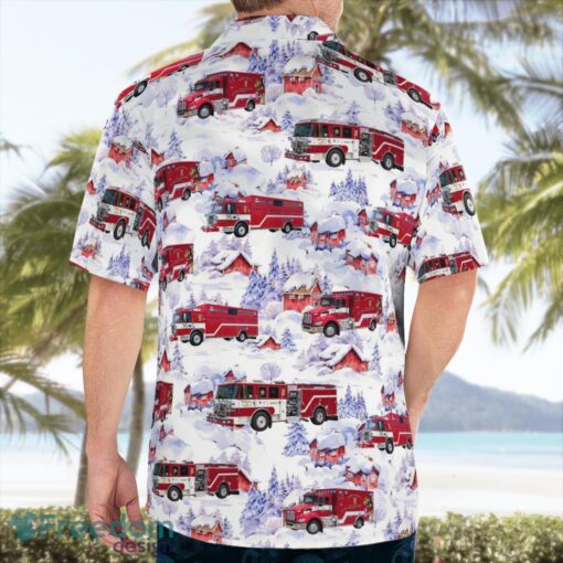 Maryland North Beach Volunteer Fire Department Christmas Tropical 3D Hawaiian Shirt Gift For Summer Product Photo 2