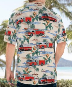 Maryland, Odenton Volunteer Fire Company Station 28 Beach Hawaiian Shirt Product Photo 2