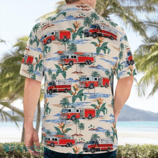 Maryland, Odenton Volunteer Fire Company Station 28 Beach Hawaiian Shirt Product Photo 2