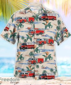 Maryland, Odenton Volunteer Fire Company Station 28 Beach Hawaiian Shirt Product Photo 3